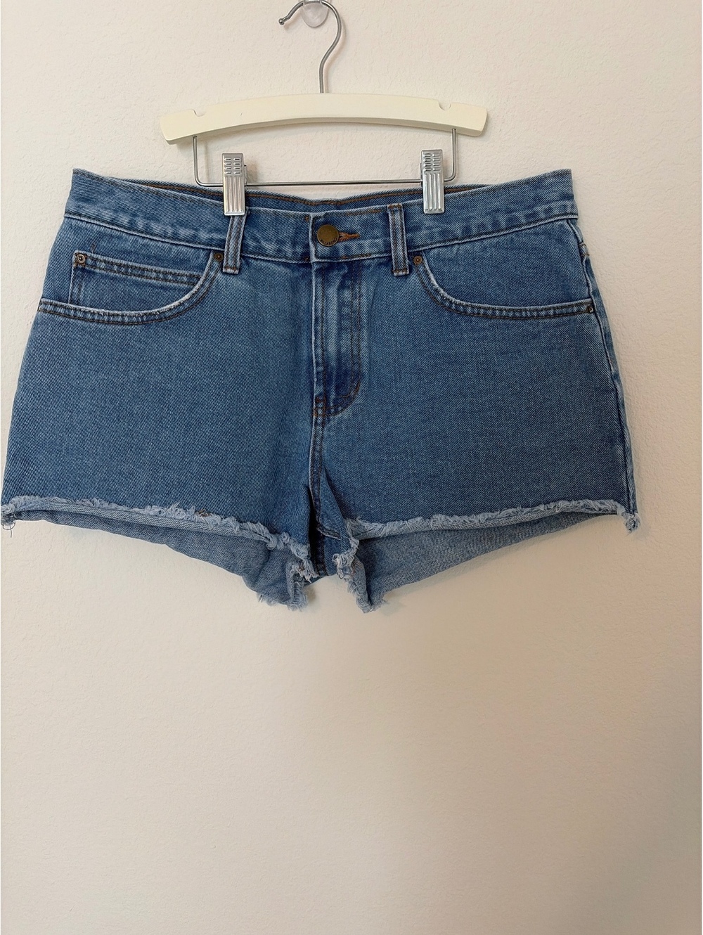 Billabong Denim Cutoff Medium Blue Jean Shorts Size 29